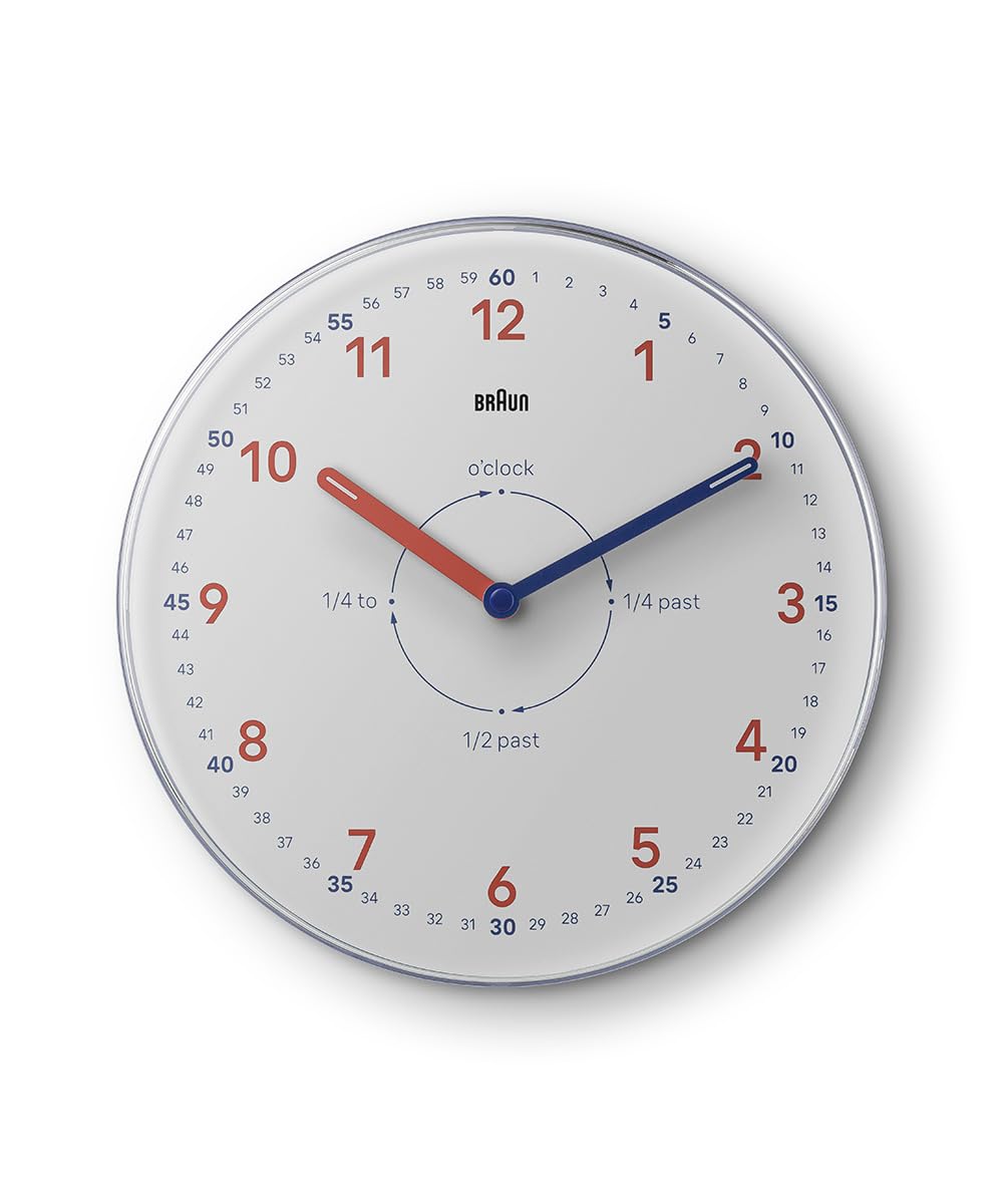 BRAUN 壁掛時計Type4861 Braun ABK 30 Wall Clock / Clock Model 4861 by Dietrich Lubs